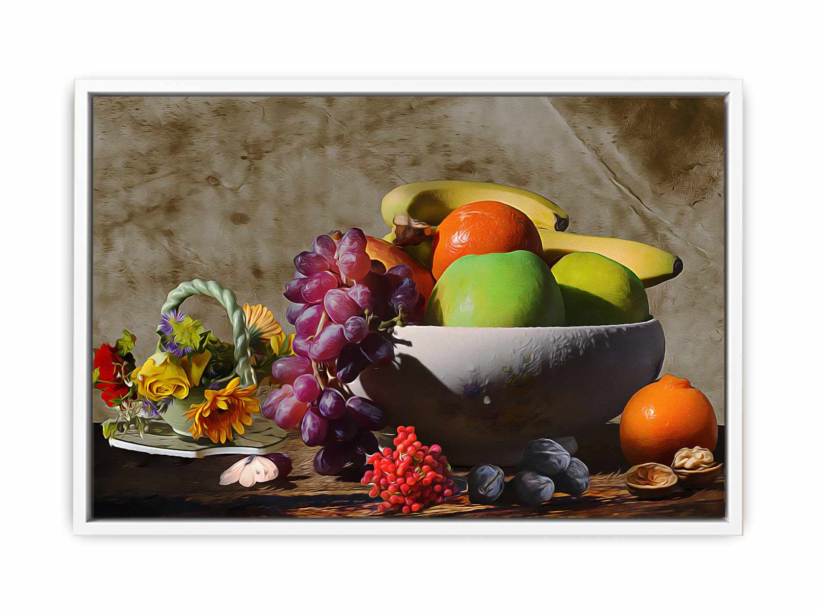 Fruit Bowl Still Life Painting 