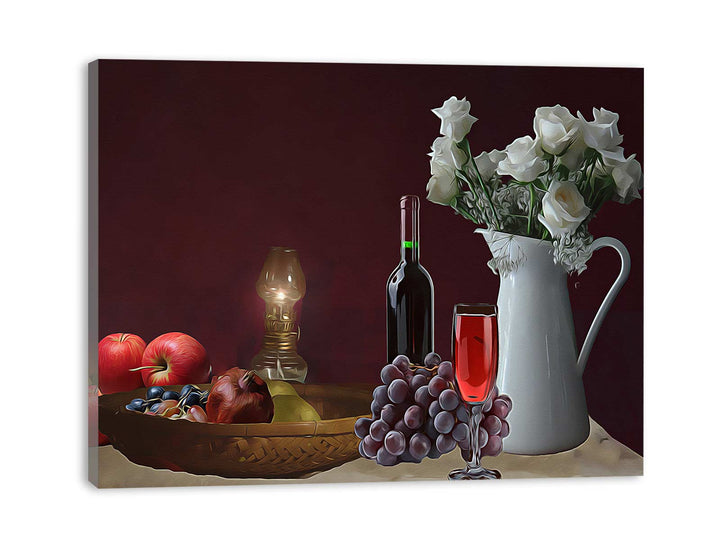 Still Life Wine Painting 4 