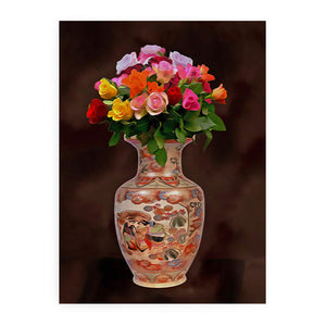 Multicolor Rose  Painting