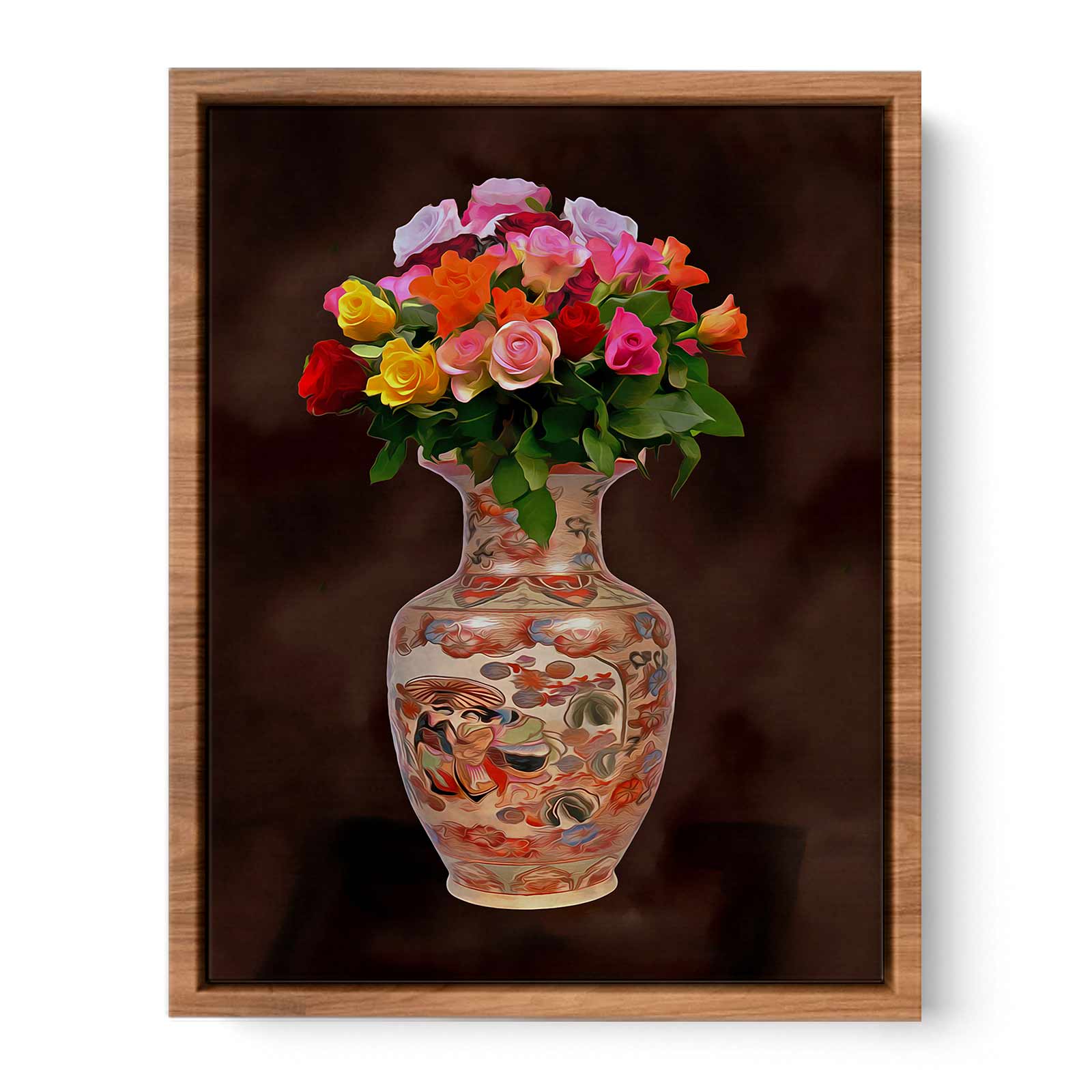 Multicolor Rose  Painting 