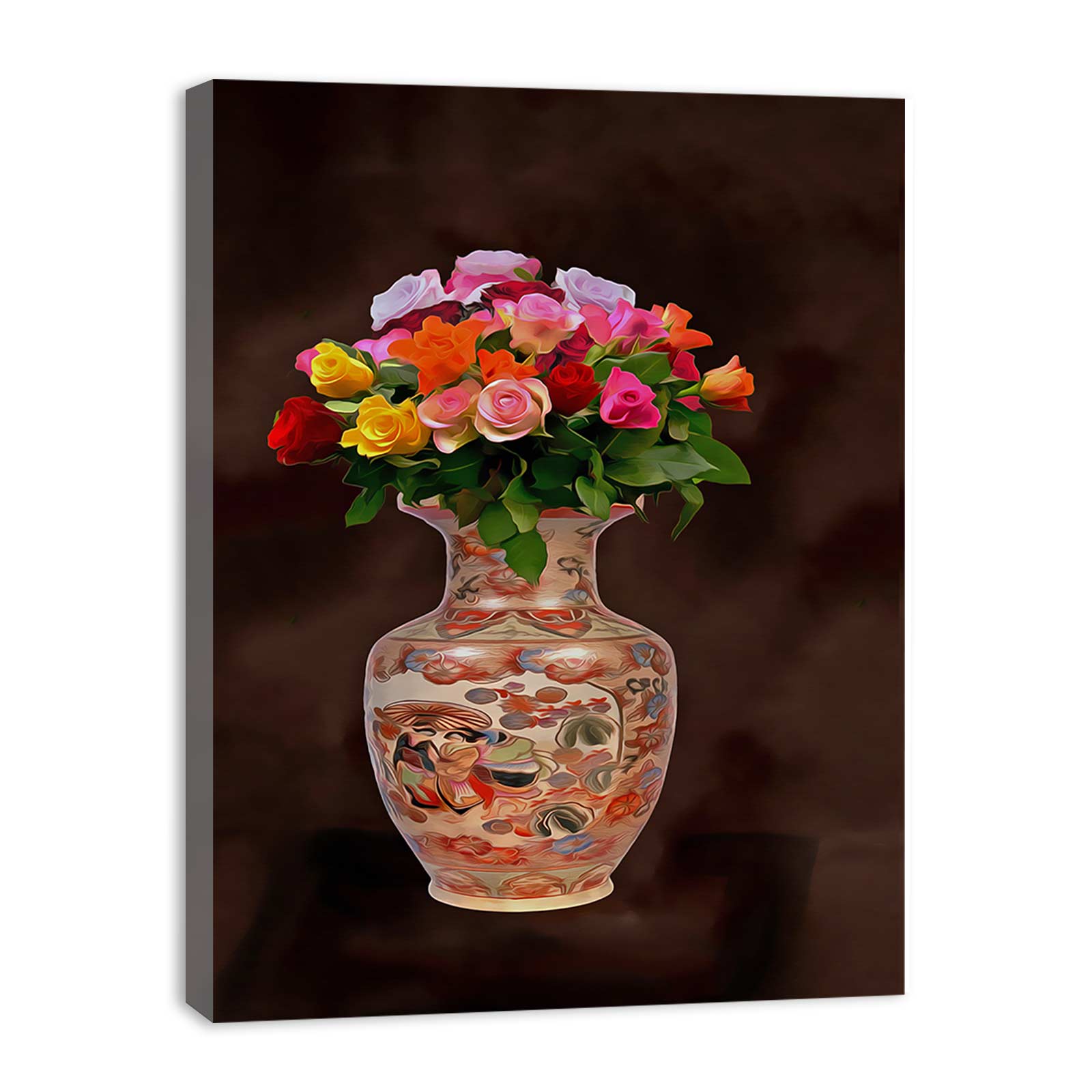 Multicolor Rose  Painting 
