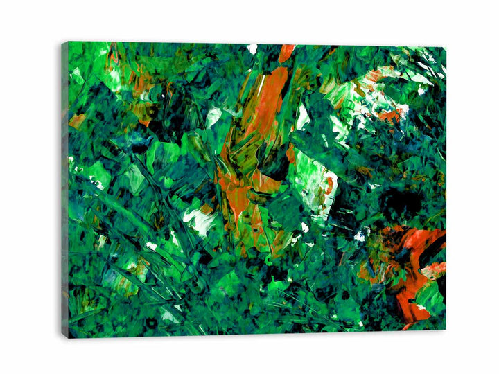 Abstract Green Painting 