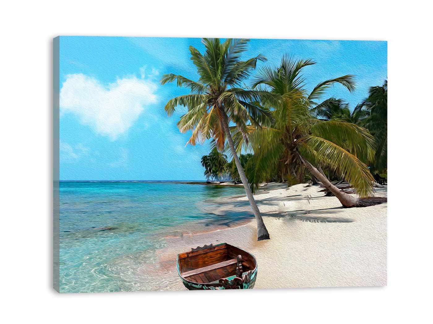 Palm Tree Ocean  Painting 