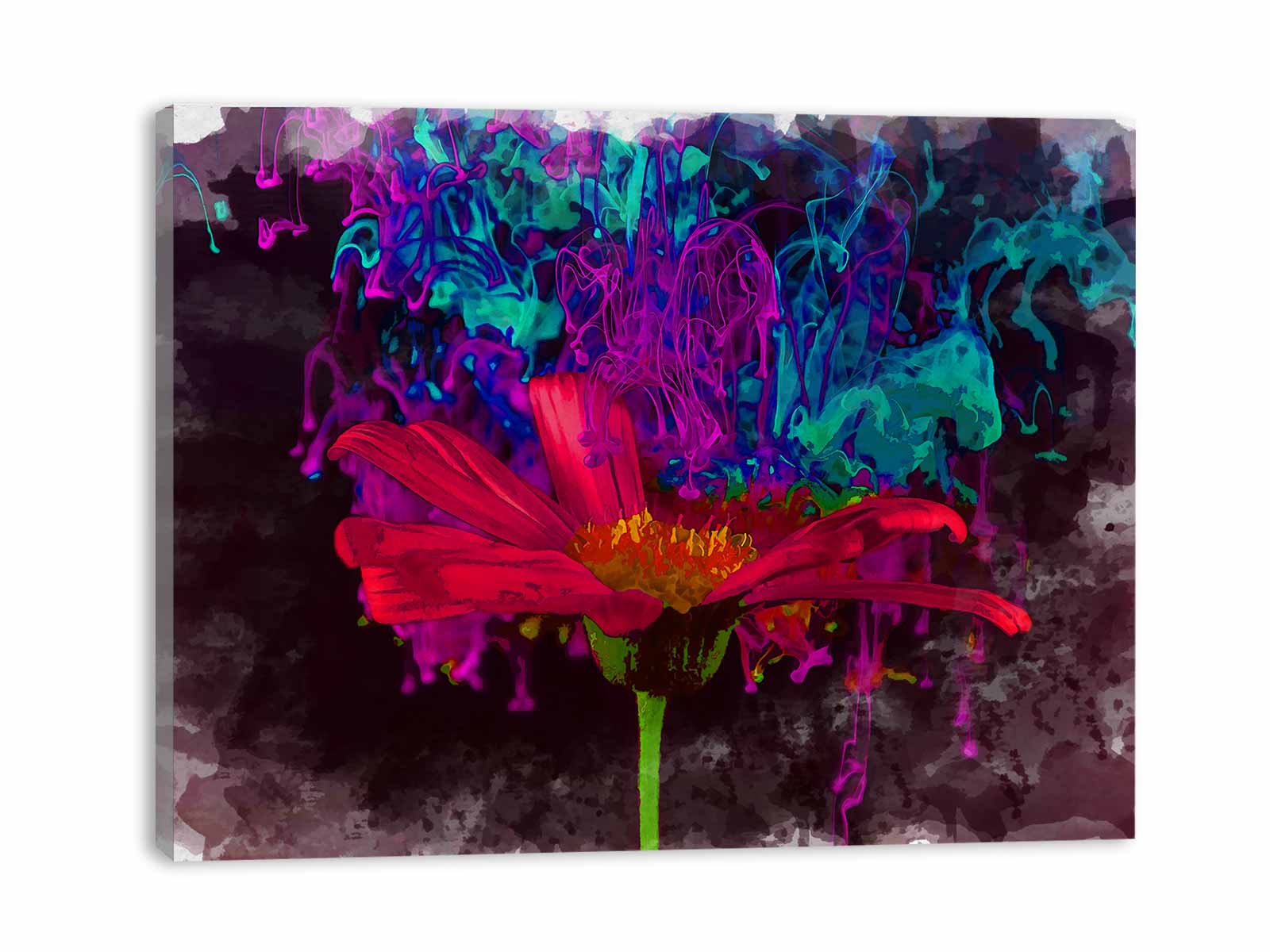 Modern Art  Abstract  Flower Painting