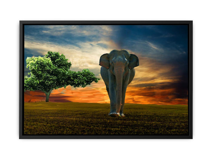 Elephant  & Tree Painting 