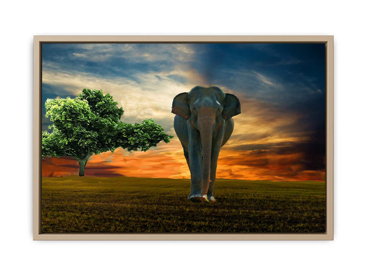 Elephant  & Tree Painting 