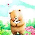 Teddy Bear Painting 