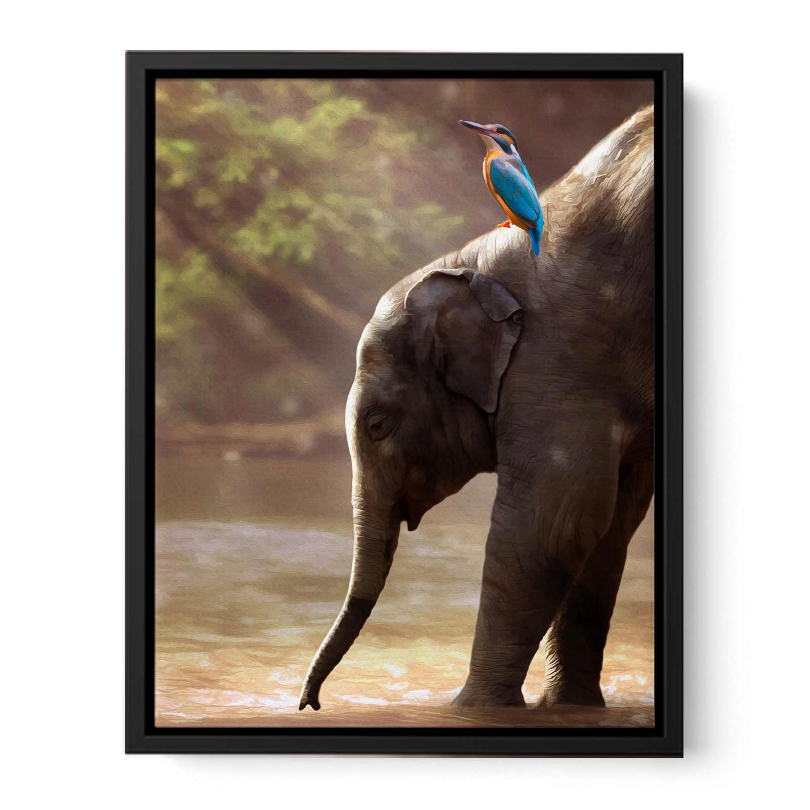 Bird And Elephant Painting 