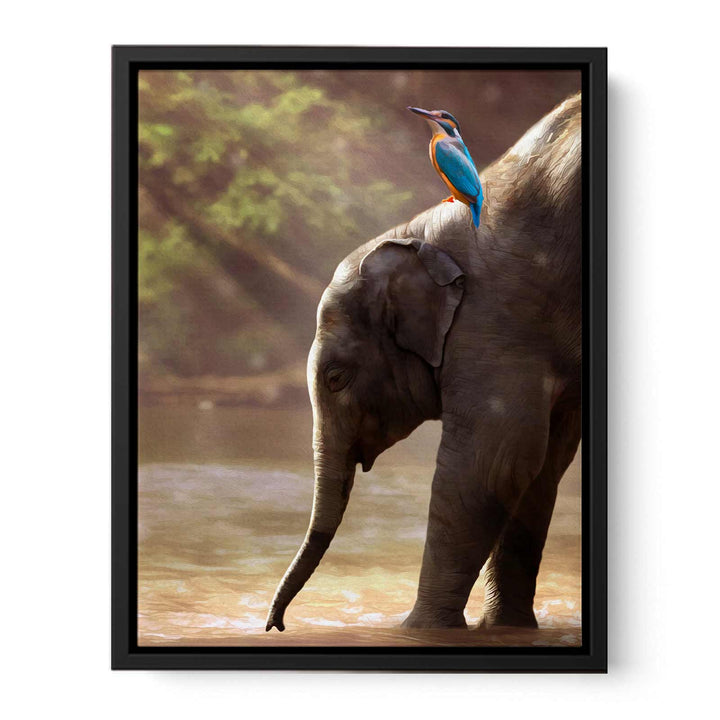 Bird And Elephant Painting 