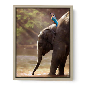 Bird And Elephant Painting 