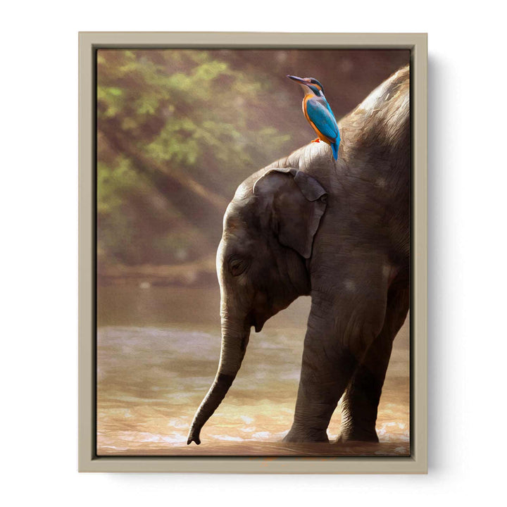Bird And Elephant Painting 