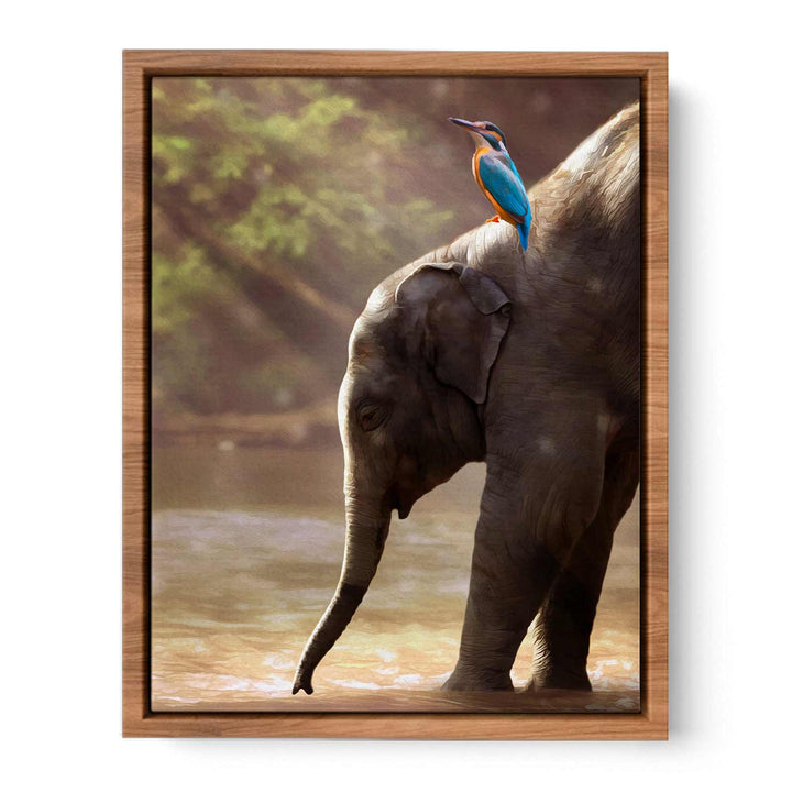 Bird And Elephant Painting 