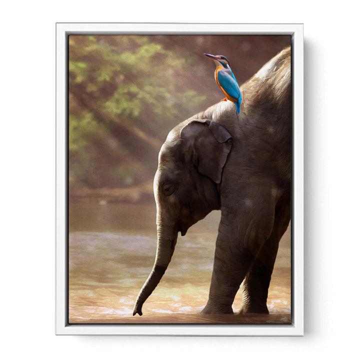 Bird And Elephant Painting 