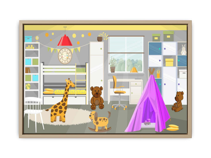 Kids Bear  Wall art Painting 