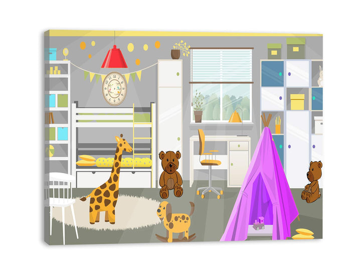 Kids Bear  Wall art Painting 