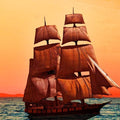 Sailing Ship Painting 