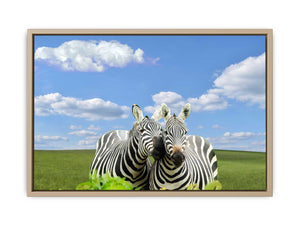 Black White Zebra Painting 