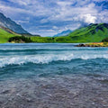 Mountain River Painting 