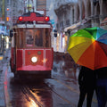 Street Tram Painting 