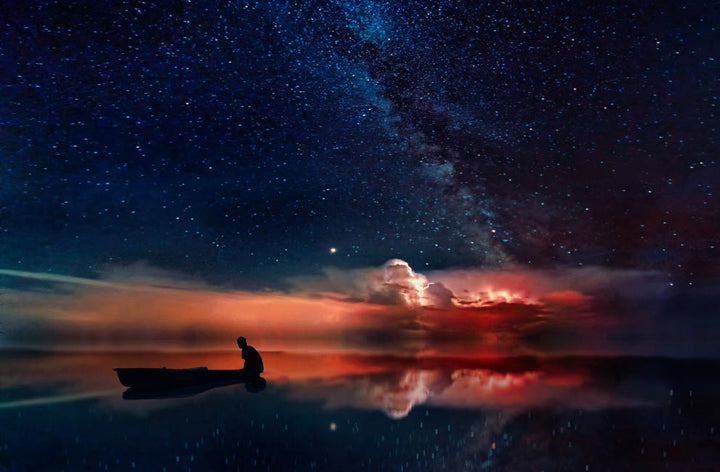 Sky Stars  Glaxy Painting