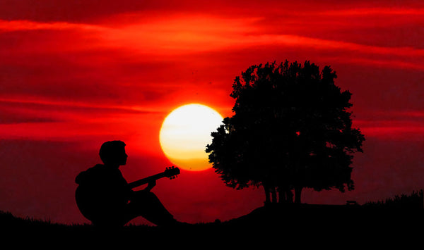 Sunset Music  Painting