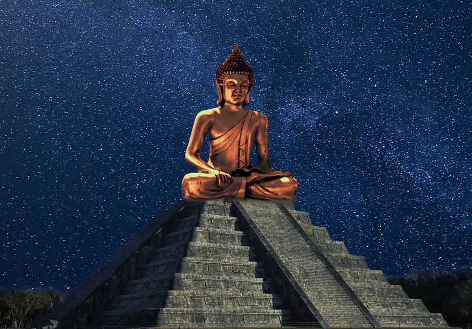 Sitting Buddha Painting