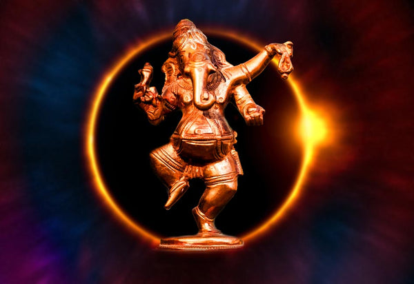 Dancing Ganesha Painting