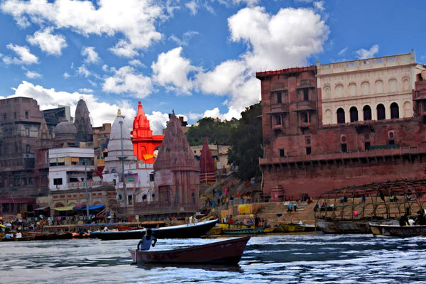 Varanasi Ganga River Painting