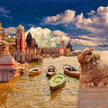 Ganga River Varanasi Painting