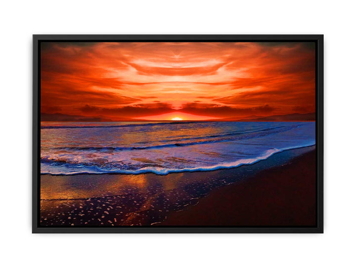 Beach  Sunrise  Painting 