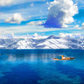 Ladakh Lake Snow  Painting