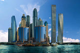 Dubai Skyline Painting artwork preview