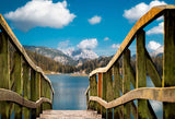 Jetty to lake  Painting artwork preview