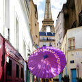 Eiffel Tower Paris street Painting1