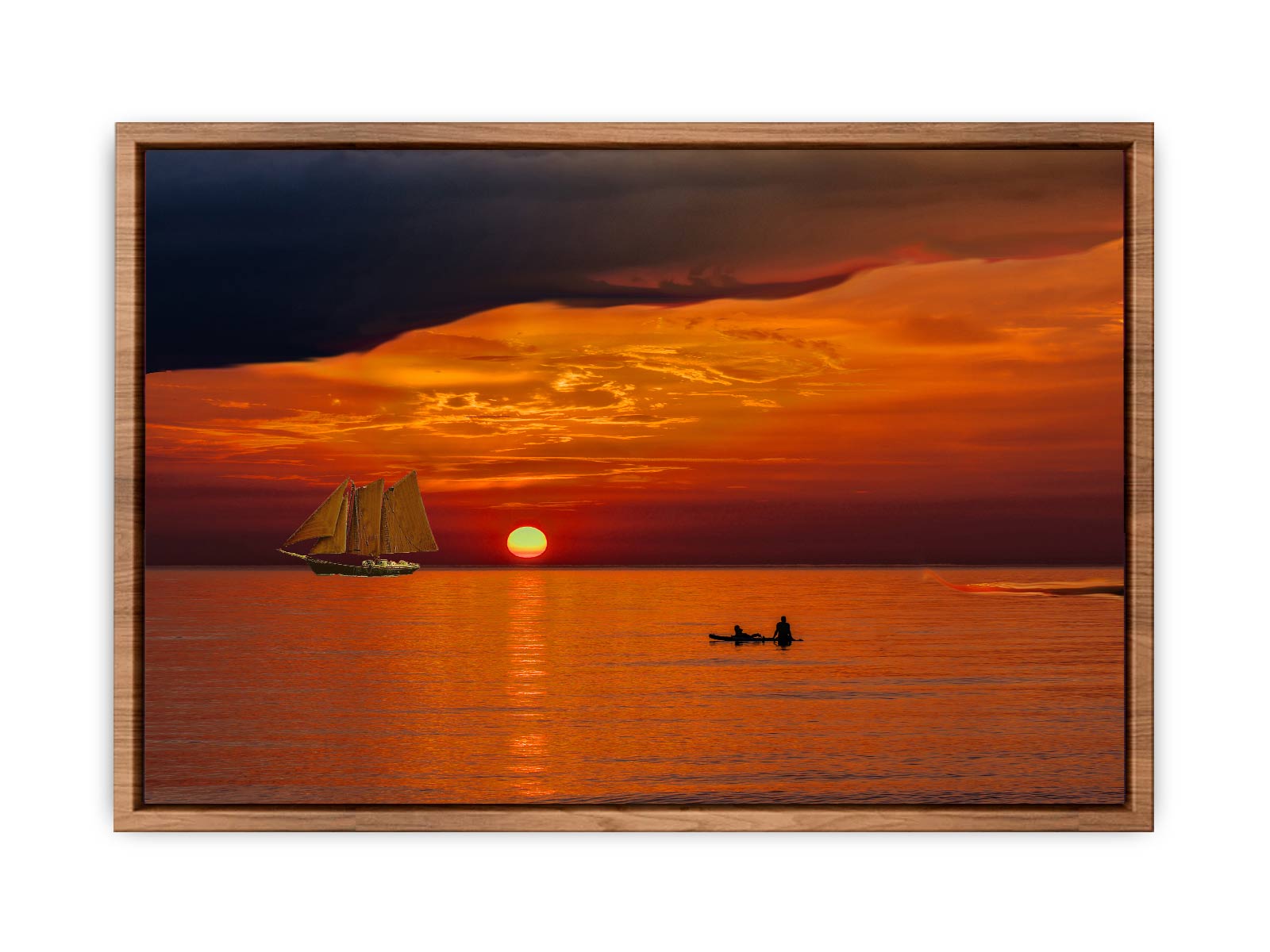 Fisherman  and Ship Painting 