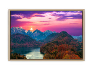 Lake Landscape Painting 