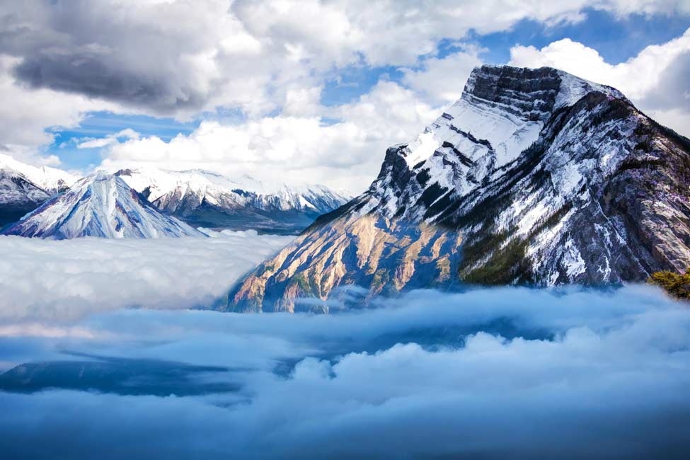 Big Mountains Painting