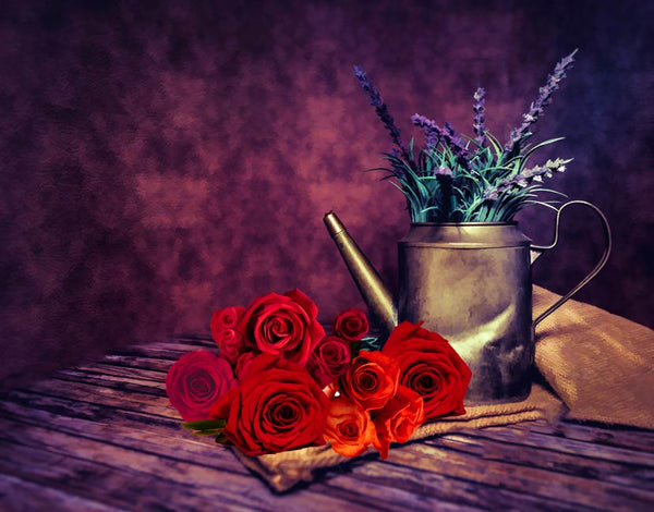 Red Rose Painting