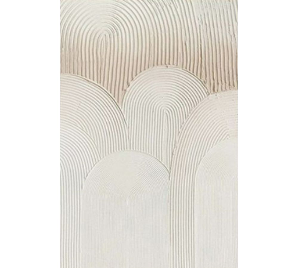 White And Brown  Modern Abstract Painting 