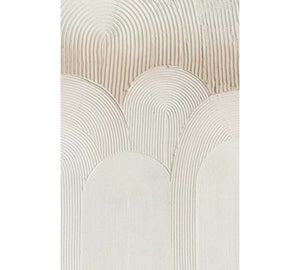 White And Brown  Modern Abstract Painting 
