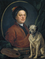 William Hogarth Self Portrait artwork preview