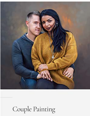 Couple Portrait Painting