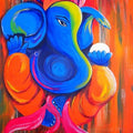 Ganesha Art Painting 