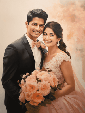 Couple Portrait Painting